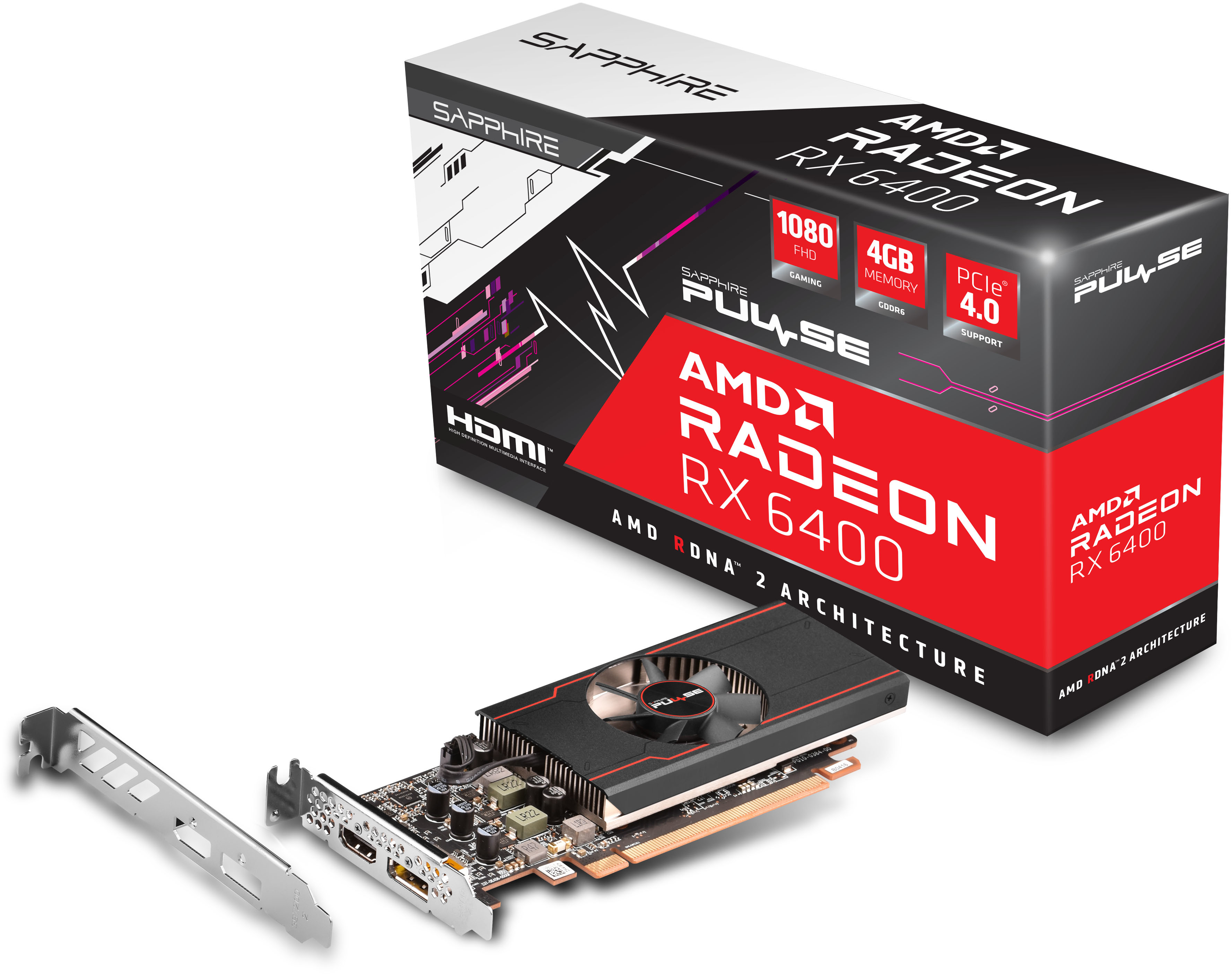 【美品】AMD Radeon RX 6400 Sapphire Pulse Sapphire Pulse AMD Radeon RX 6400: beste prijs - Tweakers