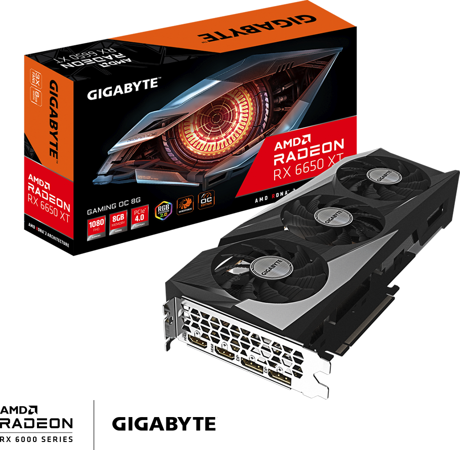 Gigabyte Radeon RX 6650 XT Gaming OC 8G: beste prijzen, echte