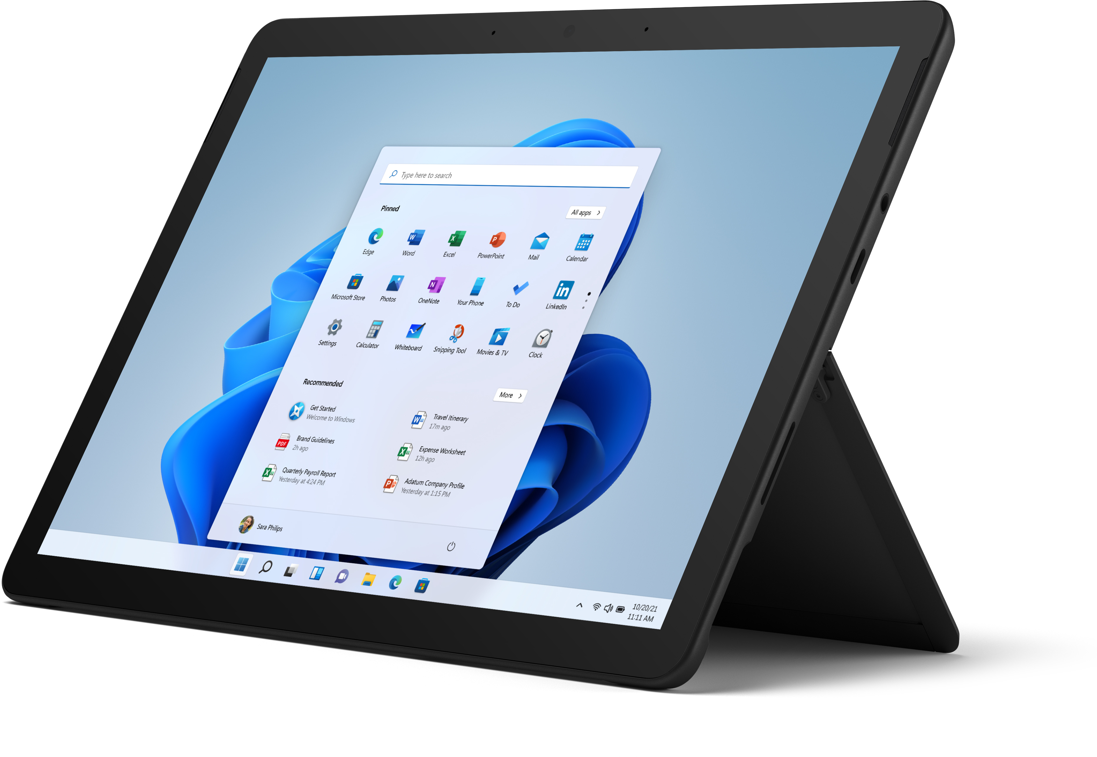 Microsoft Surface Go 3 Pentium, Wi-Fi, 8GB ram, 128GB opslag