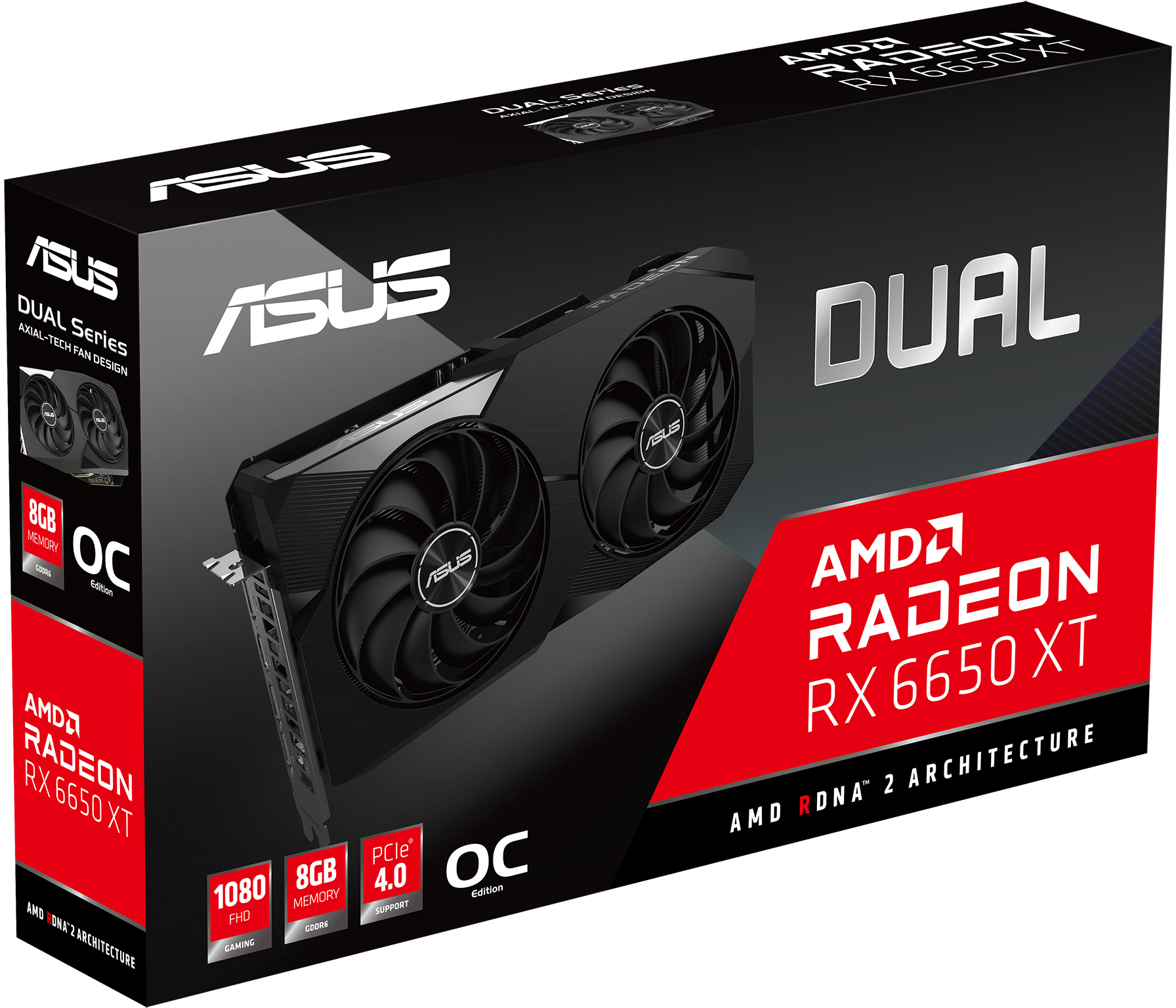 ASUS Dual Radeon RX 6650 XT OC Edition: beste prijzen, echte