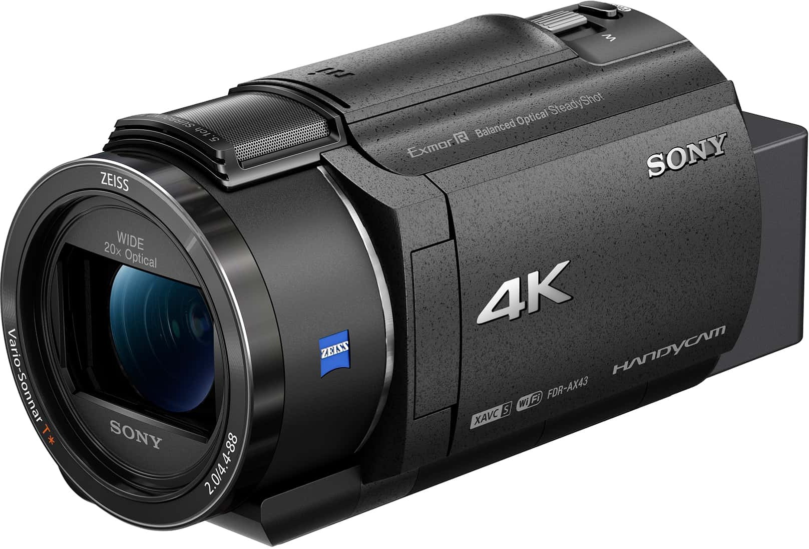 Sony FDR-AX43A 4K Handycam met Exmor R CMOS-sensor Zwart: beste