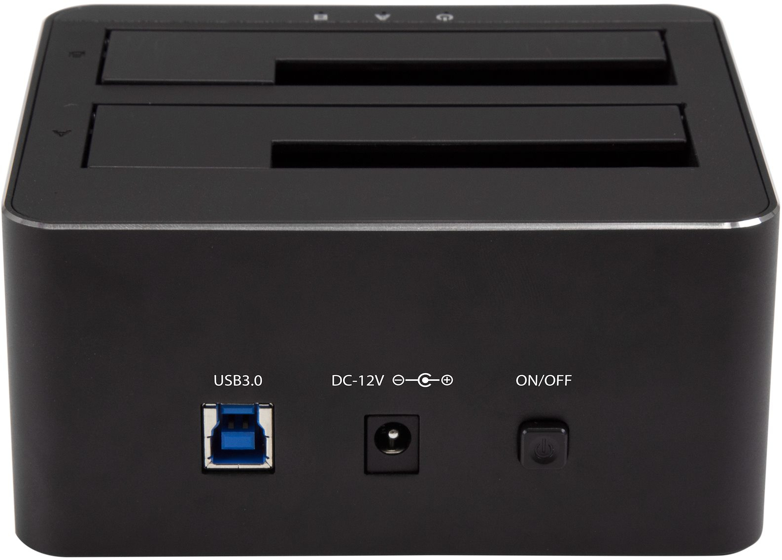 Dual-Bay USB 3.0 Dockingstation für SATA Festplatten, USB Festplatten Dock, Externe 2,5/3,5 SATA I/II/III SSD/HDD Dockingstation, Hot-Swap Festplattenschächte, Top-Loading Dual-Bay USB 3.0 Dockingstation für SATA Festplatten, USB Festplatten Dock, Externe 2,5/3,5 SATA I/II/III SSD/HDD Dockingstation, Hot-Swap Festplattenschächte, Top-Loading