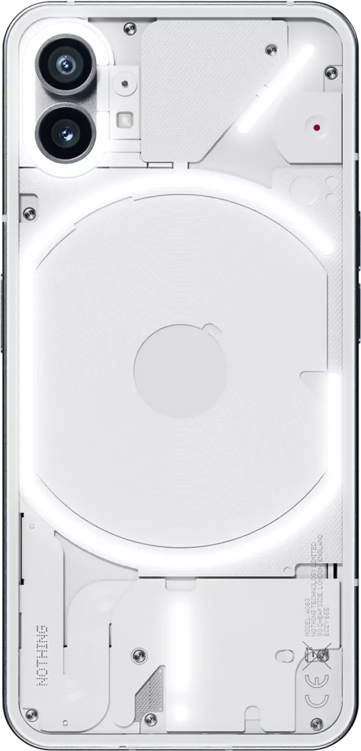 Nothing Phone (1) 8GB intern, 256GB opslag Wit: beste prijzen