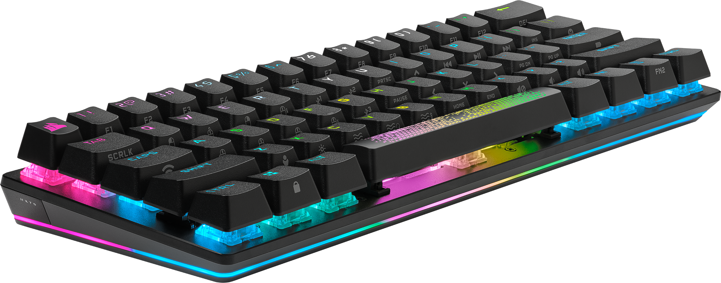 Corsair K70 Pro Mini Wireless 60%, Cherry MX Red, Qwerty US, Zwart