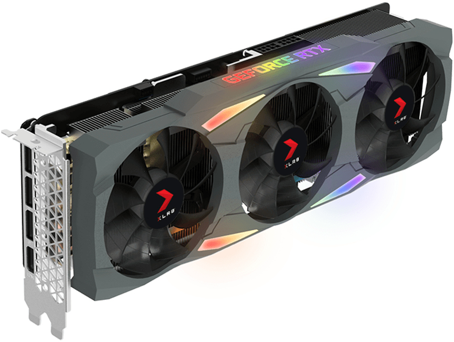 PNY XLR8 GeForce RTX 3080 10GB Gaming UPRISING EPIC-X RGB Triple