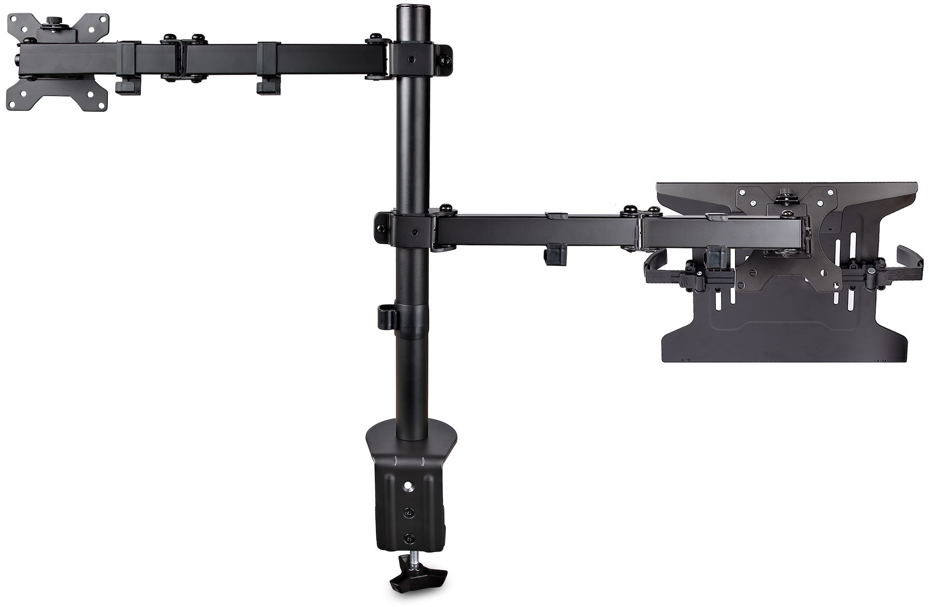 Monitor Arm with VESA Laptop Tray