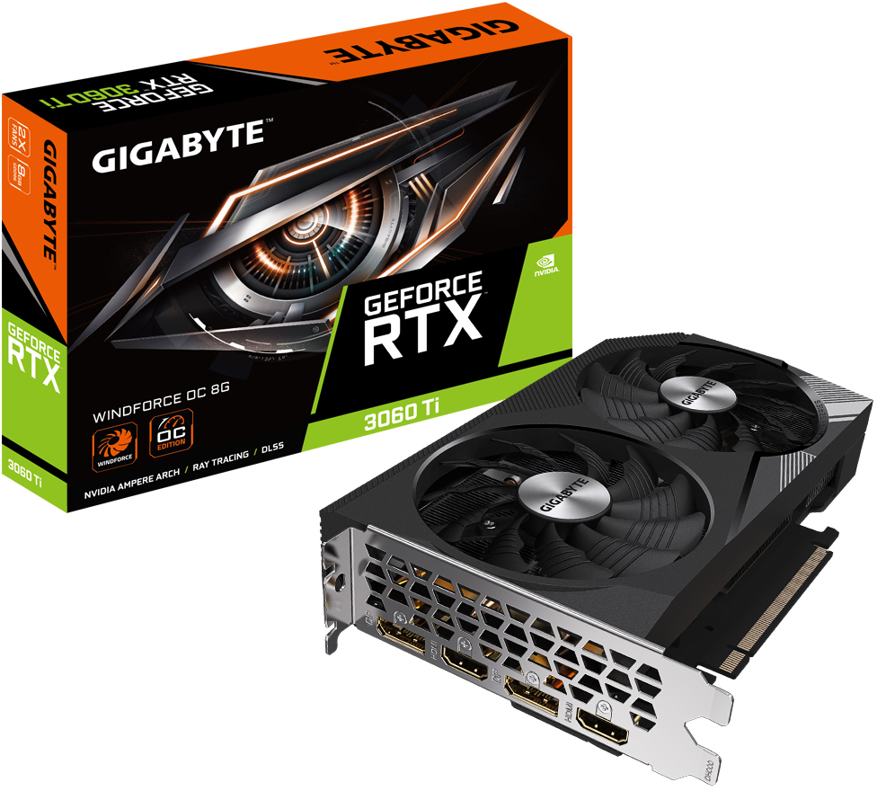【美品】RTX 3060 ti GIGABYTE VISION OC 8GB Gigabyte GeForce RTX 3060 Ti WINDFORCE OC 8G: beste prijzen, echte