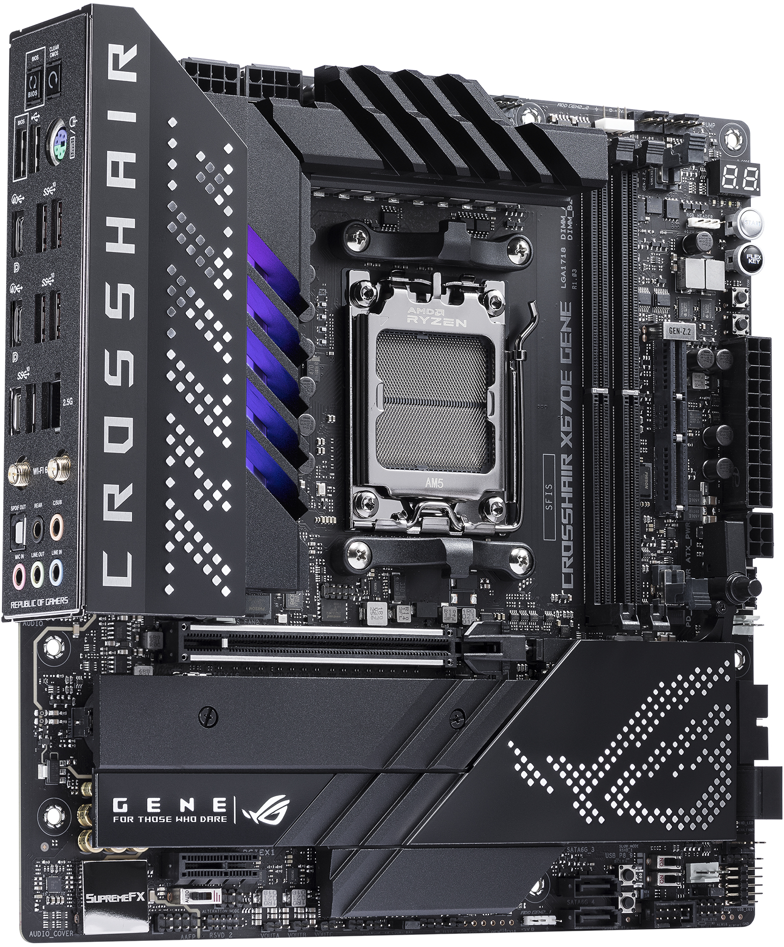 ASUS ROG Crosshair X670E GENE: beste prijs - Tweakers