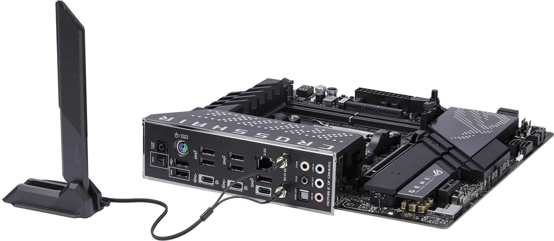 k*a様 ASUS ROG CROSSHAIR X670E GENE ASUS ROG Crosshair X670E GENE: beste prijs - Tweakers