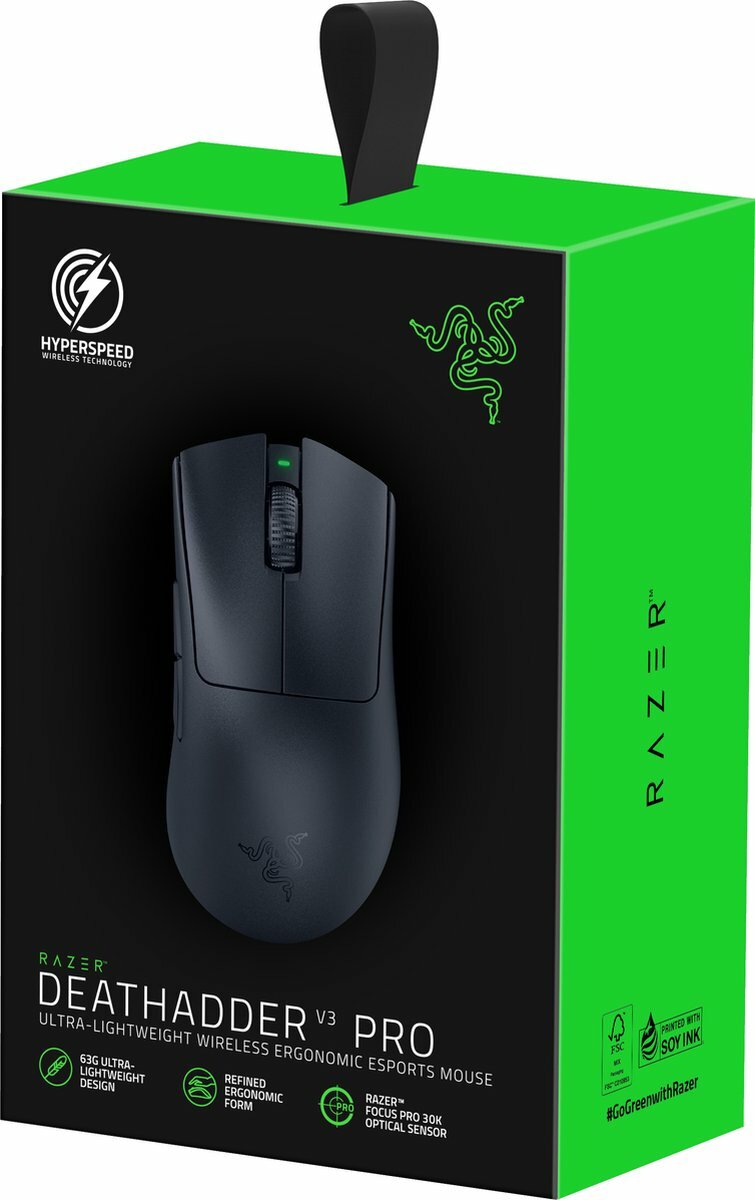 Razer DeathAdder V3 Pro Zwart: beste prijs - Tweakers
