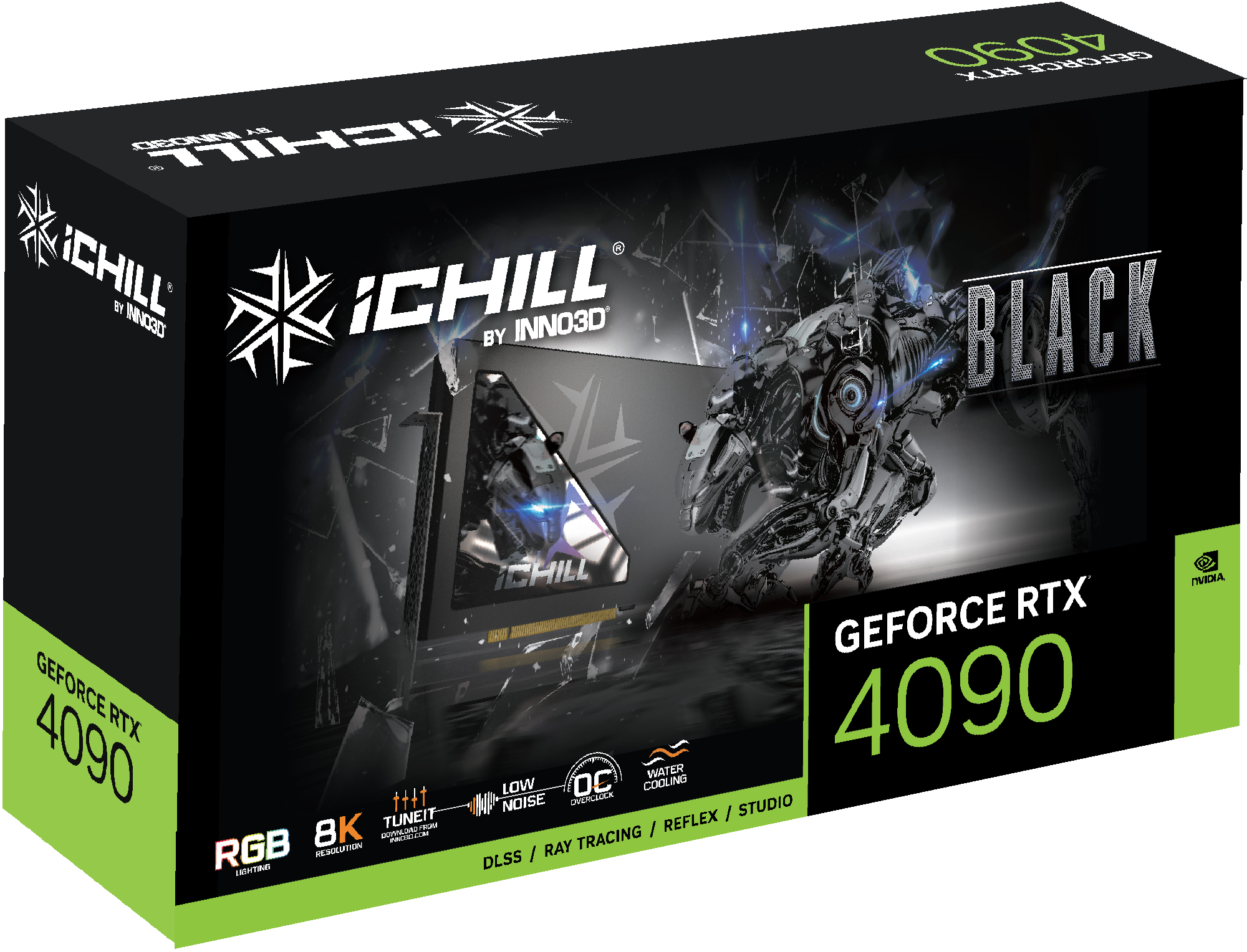INNO3D GeForce RTX 4090 ICHILL BLACK: beste prijs - Tweakers