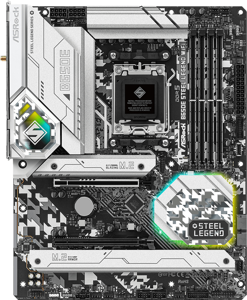 ASRock B650E Steel Legend WiFi: beste prijs - Tweakers