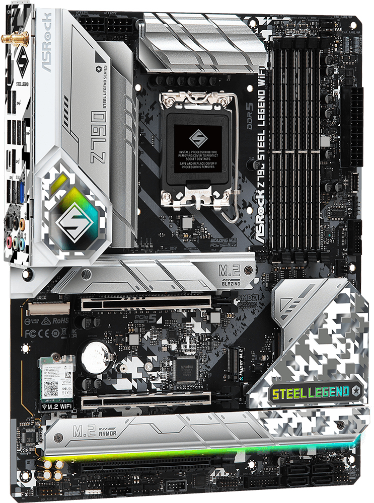 ASRock Z790 Steel Legend WiFi: beste prijs - Tweakers