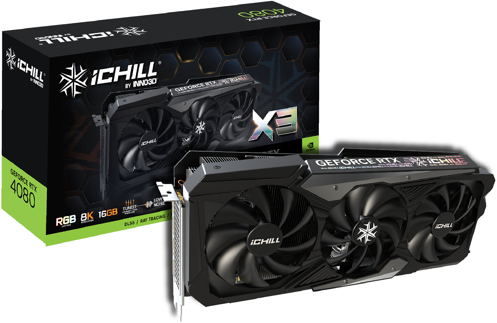 INNO3D GeForce RTX 4080 16GB ICHILL X3: beste prijs - Tweakers