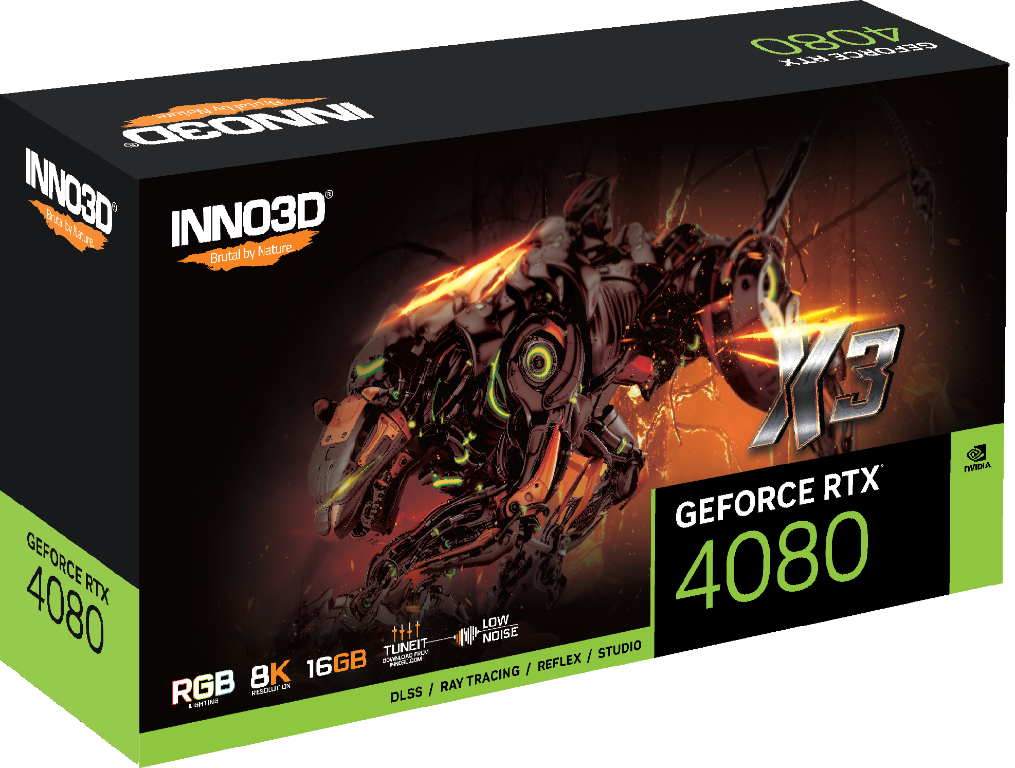INNO3D GeForce RTX 4080 16GB X3: beste prijs - Tweakers