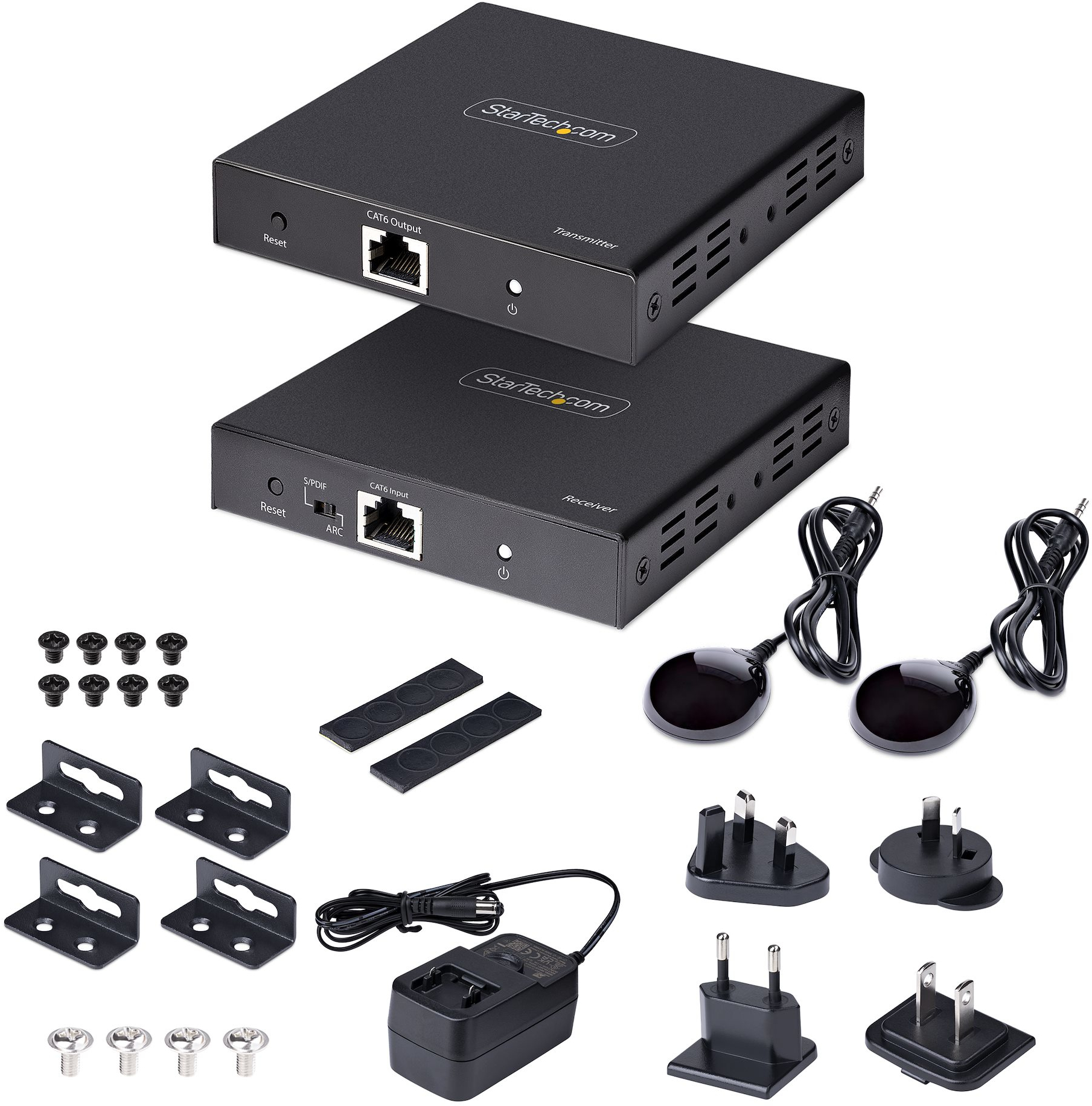 Bewinner 6-poorts HDMI Wandcontactdoos – 2x HDMI, 2x CAT6, 2x USB3.0 – Voor HDTV, Projector En Streamingspelers – Compatibel Met Cat5/5e/6 4 miniatura