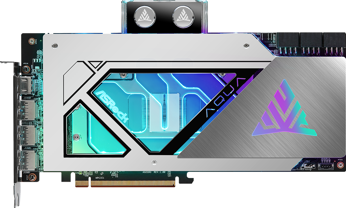 パスカル Asrock AMD RX 7900XTX Aqua OC ASRock > AMD Radeon™ RX 7900 XTX AQUA 24GB OC