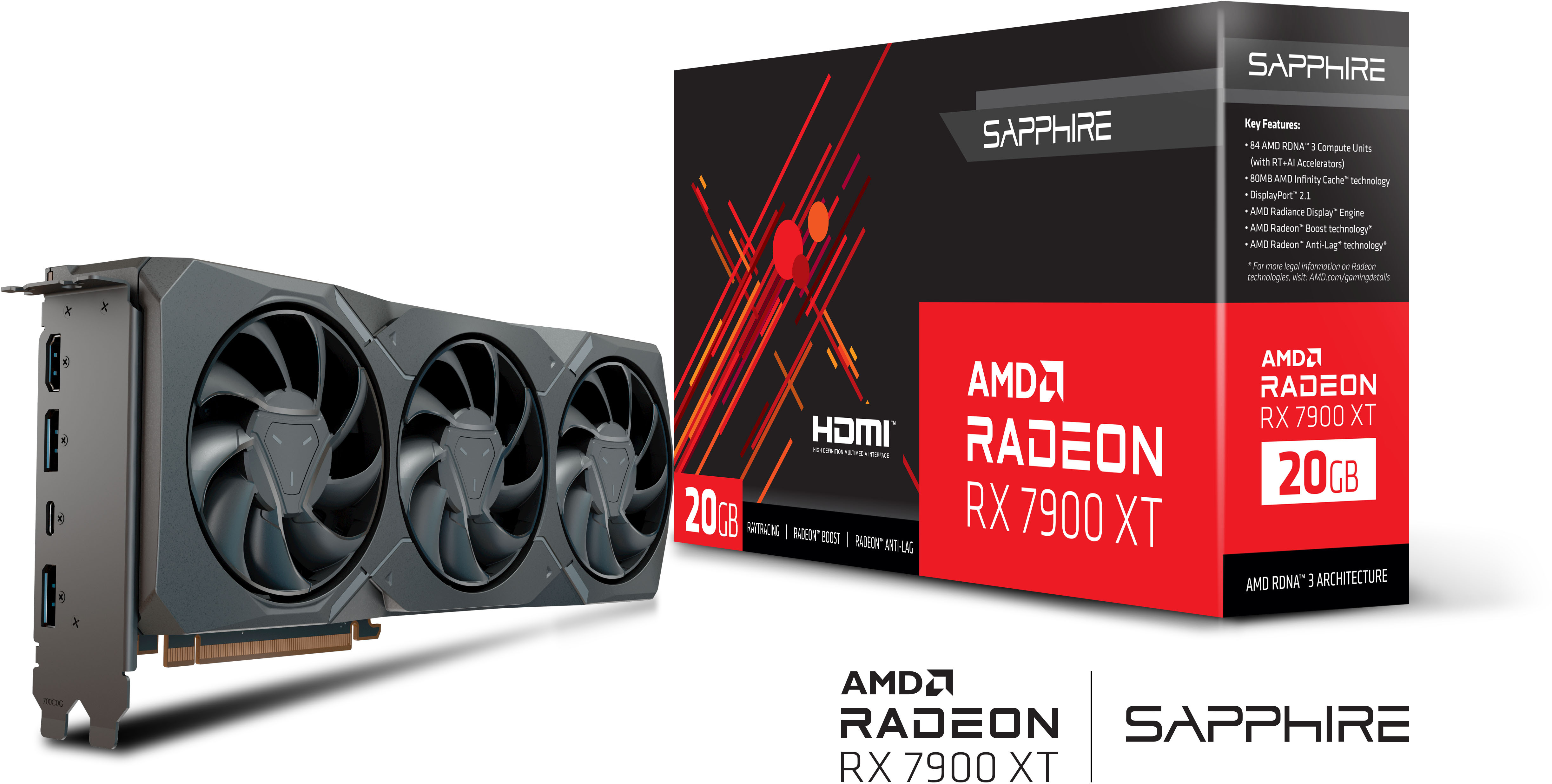 Sapphire AMD Radeon RX 7900 XT 20GB: beste prijs - Tweakers