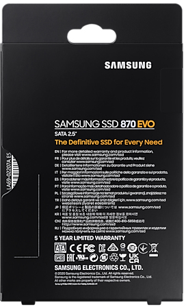 Samsung 870 Evo (MZ-77E1T0BW) 1TB: beste prijzen, echte reviews en