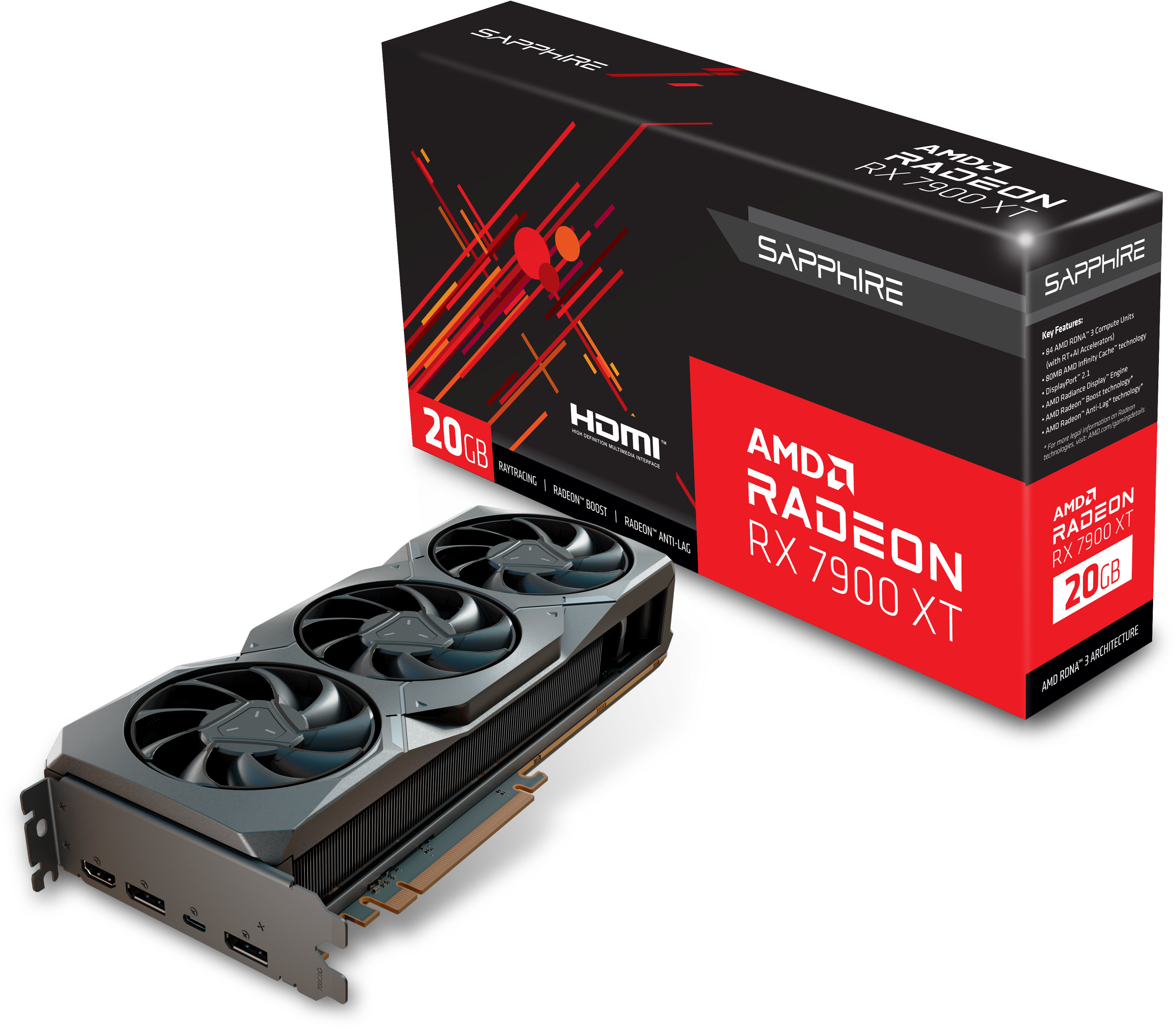 Sapphire AMD Radeon RX 7900 XT 20GB: beste prijs - Tweakers