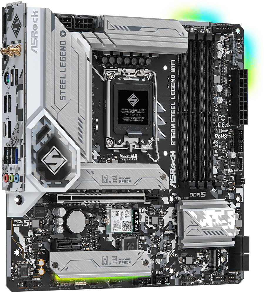 ASRock B760M Steel Legend WiFi: beste prijs - Tweakers
