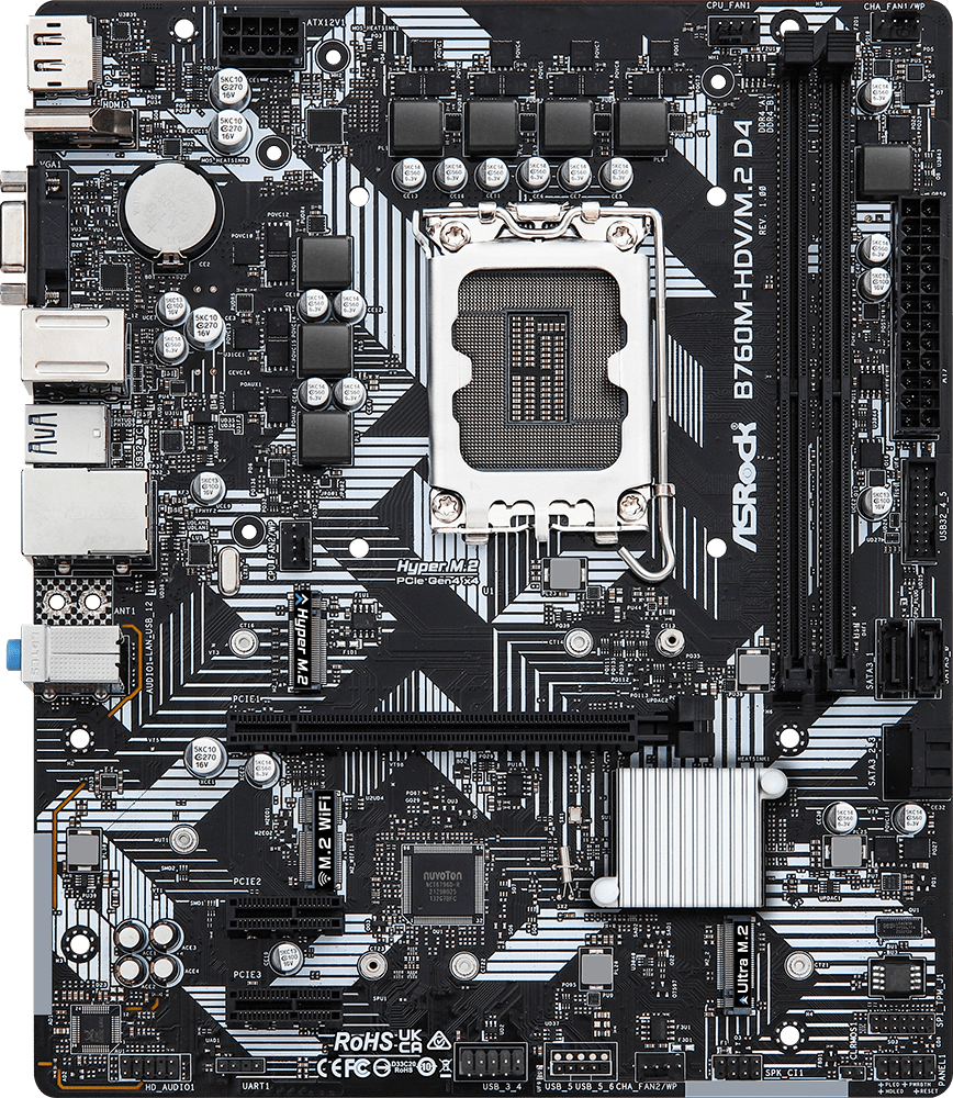 ASRock B760M-HDV/M.2 D4: beste prijzen, echte reviews en