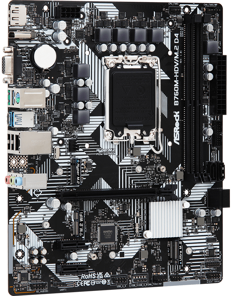 ASRock B760M-HDV/M.2 D4: beste prijs - Tweakers