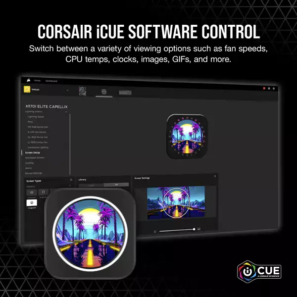 Corsair iCUE ELITE CPU Cooler LCD Display Upgrade Kit: beste prijs