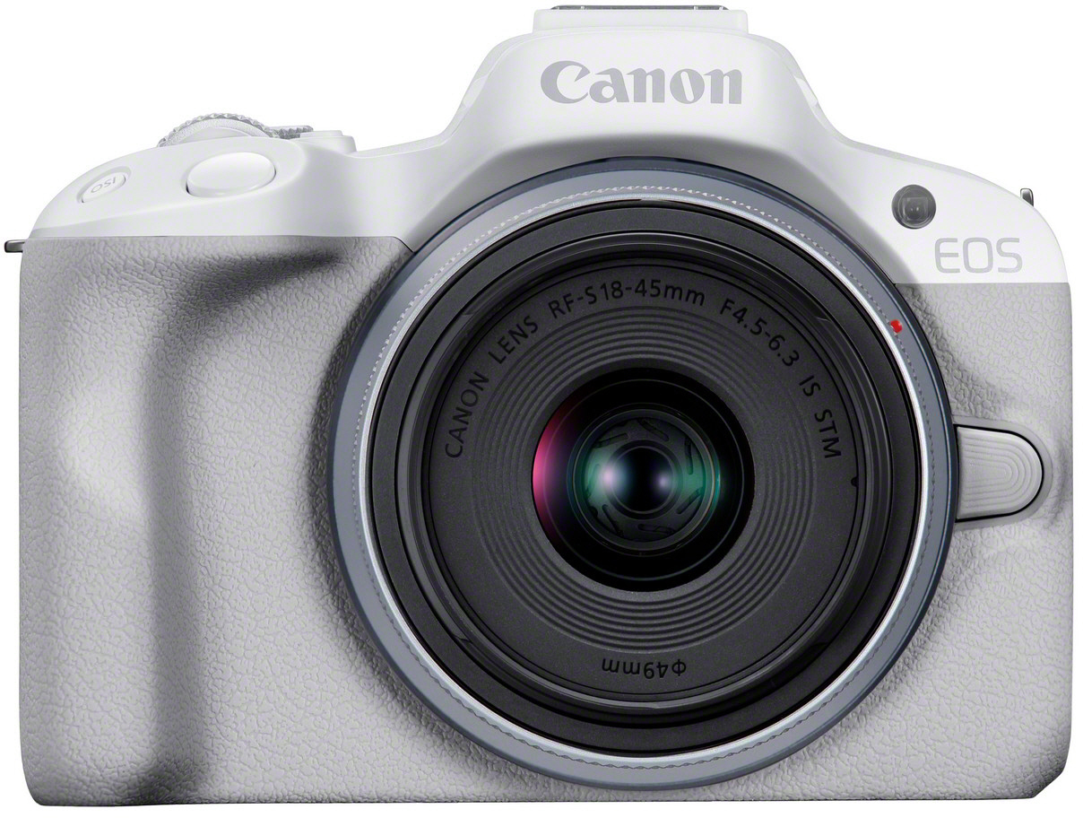 Canon EOS R50 + RF-S 18-45mm F4.5-6.3 IS STM Kit Wit: beste prijs
