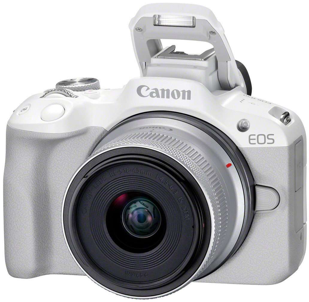 Canon EOS R50 + RF-S 18-45mm F4.5-6.3 IS STM Kit Wit: beste