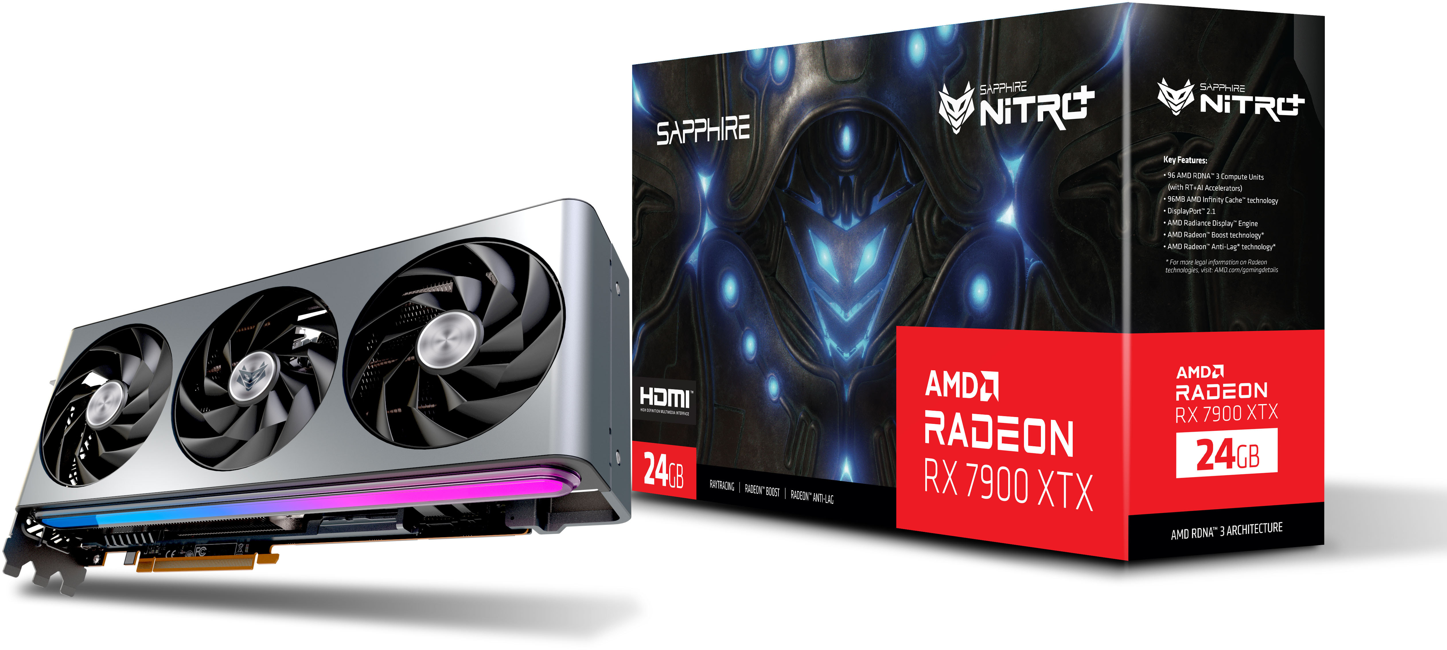 美品　SAPPHIRE NITRO+ RX 7900 XTX　VRAM24GB Sapphire Nitro+ AMD Radeon RX 7900 XTX Vapor-X 24GB: beste