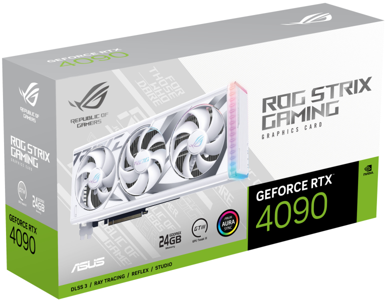 ASUS ROG Strix GeForce RTX 4090 24GB GDDR6X White Edition: beste