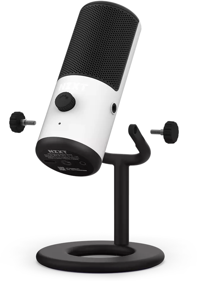 NZXT Capsule Mini White＋NZXT BoomArmMini NZXT Capsule Mini USB Microphone - White | Na stanie | Tani