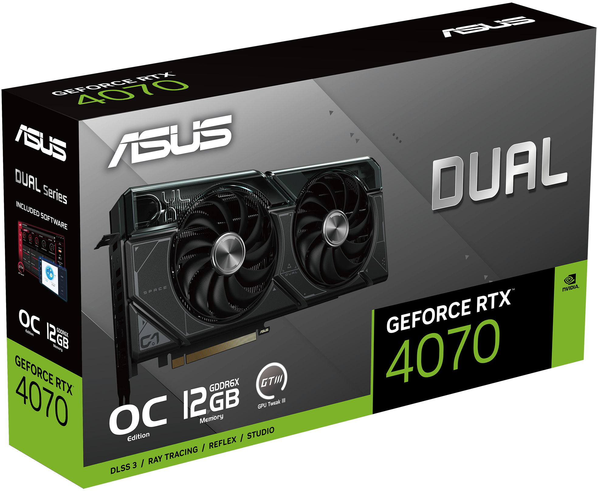 ASUS Dual GeForce RTX 4070 OC Edition 12GB GDDR6X: beste prijs