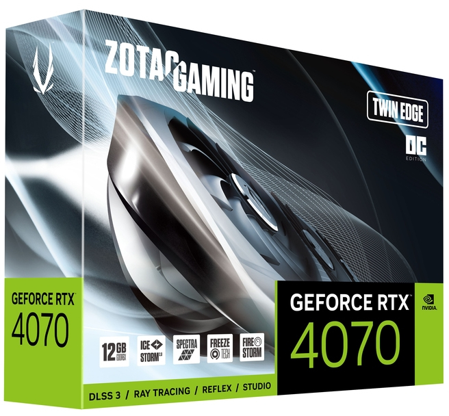 Zotac Gaming Geforce RTX 4070 Twin Edge OC: beste prijzen, echte