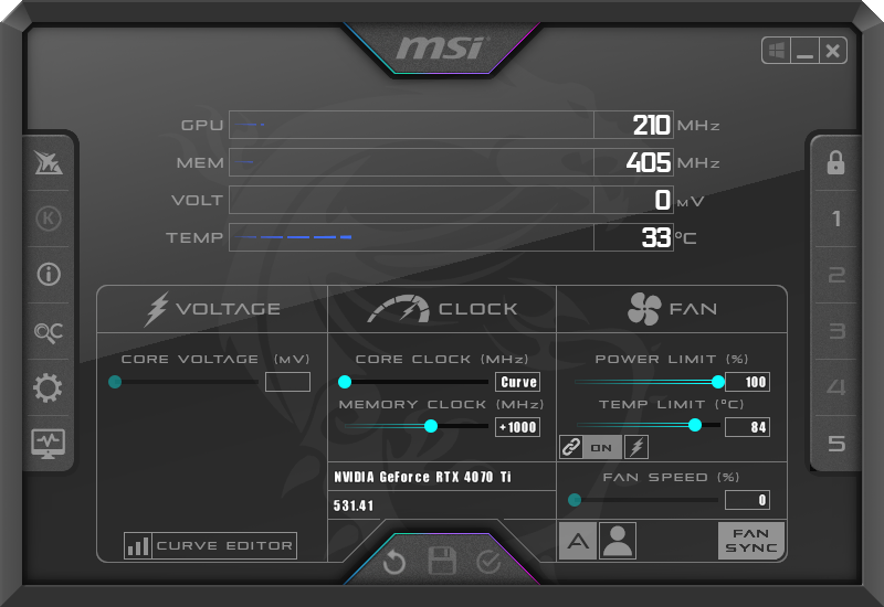 MSI Afterburner