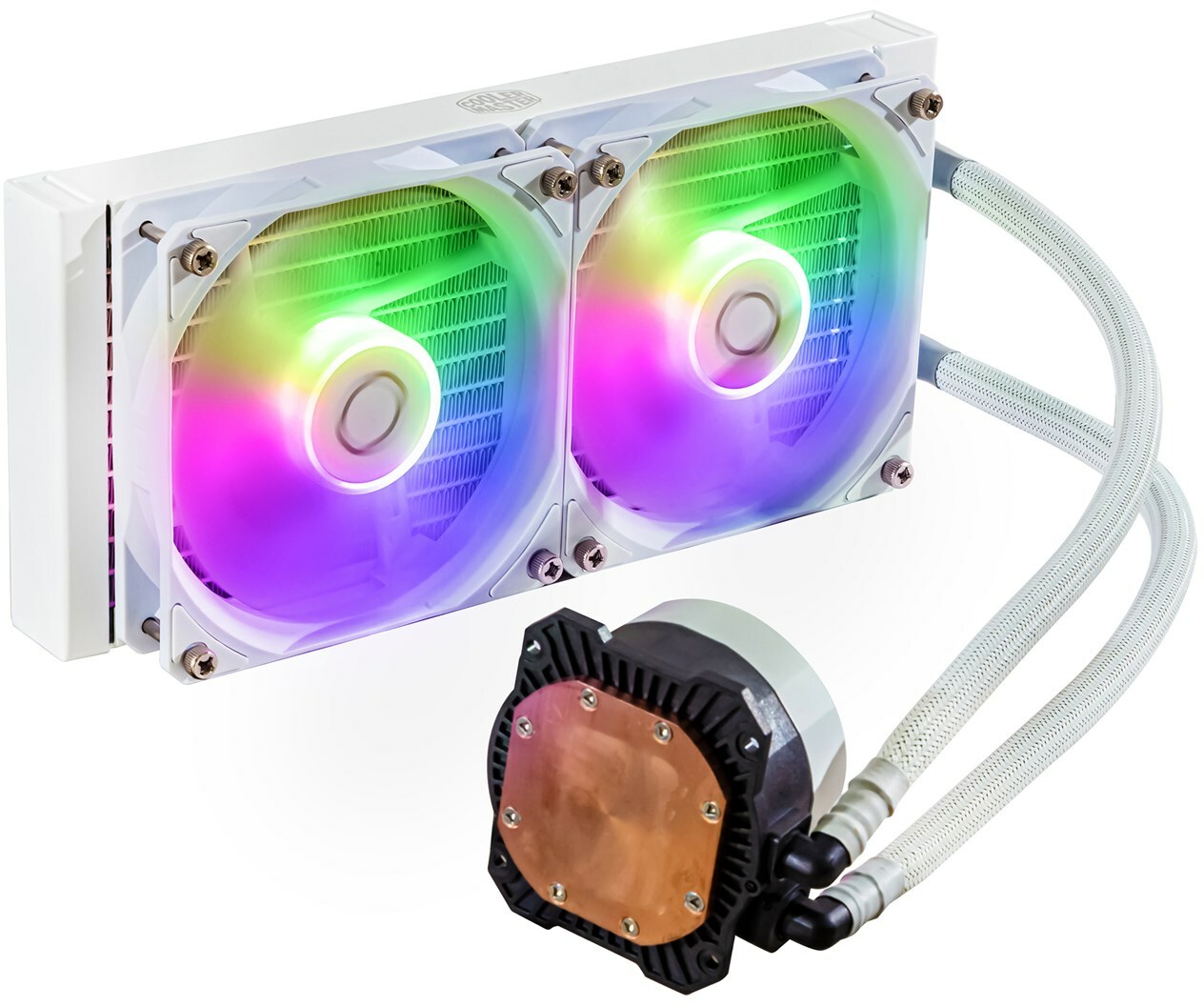 Cooler Master MasterLiquid 240L Core ARGB White: beste prijs