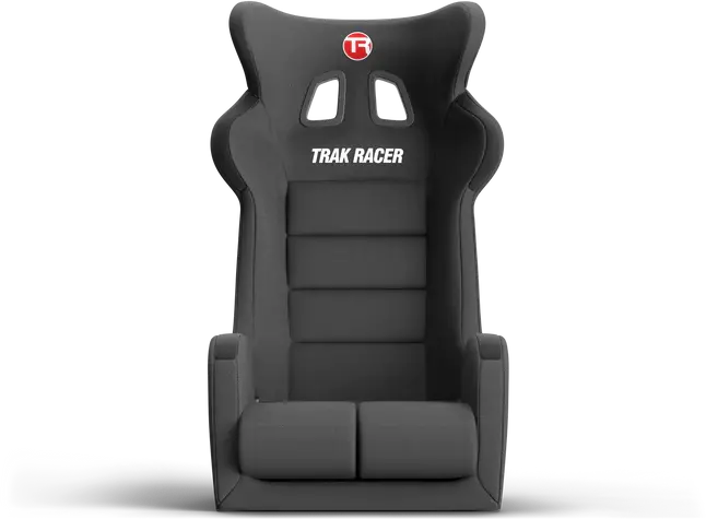 Trak Racer- Zwarte GT-stijl TR-serie glasvezelstoel - stoel met beugel