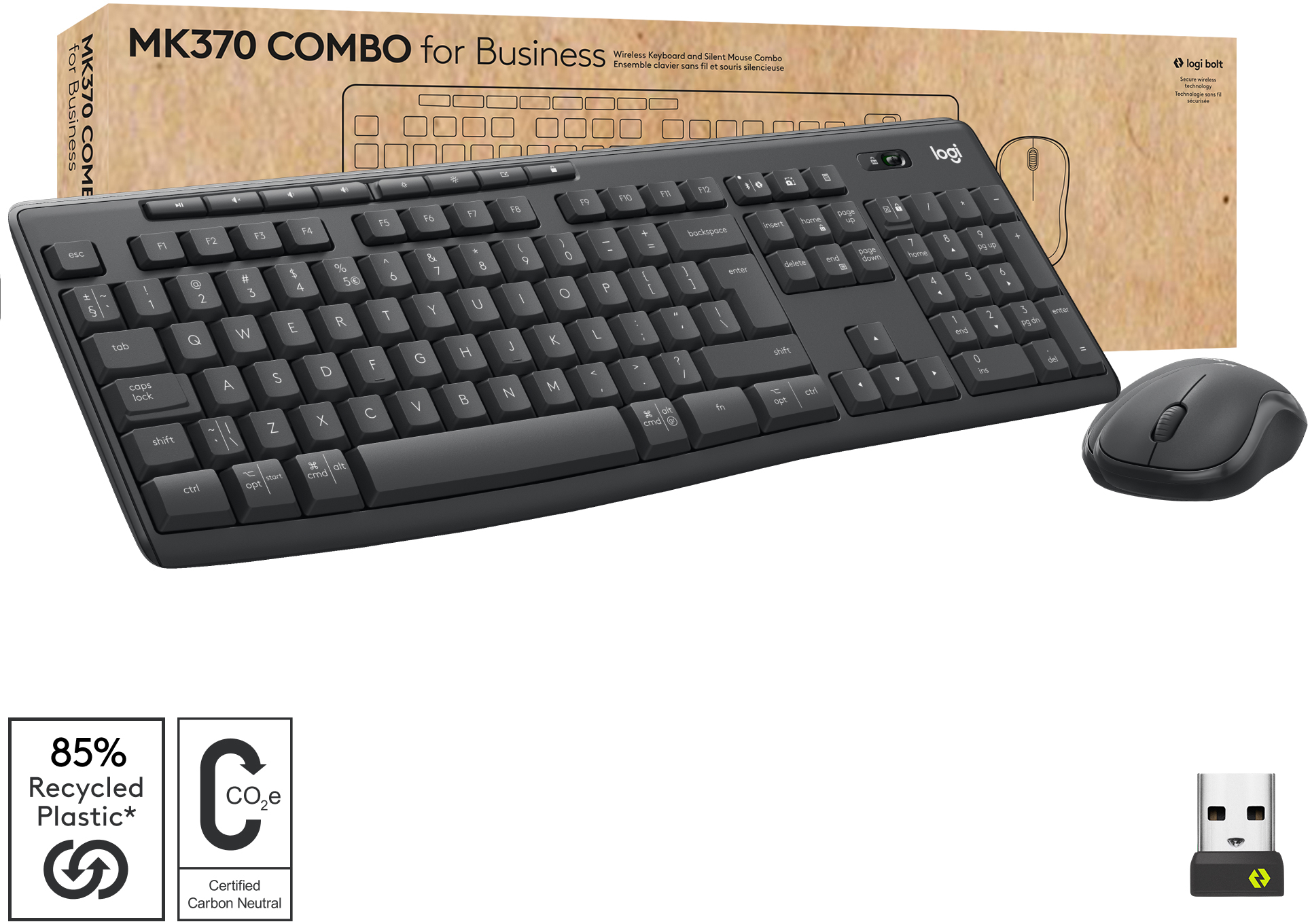 Logitech MK370 Combo for Business, Qwerty US: beste prijs Tweakers