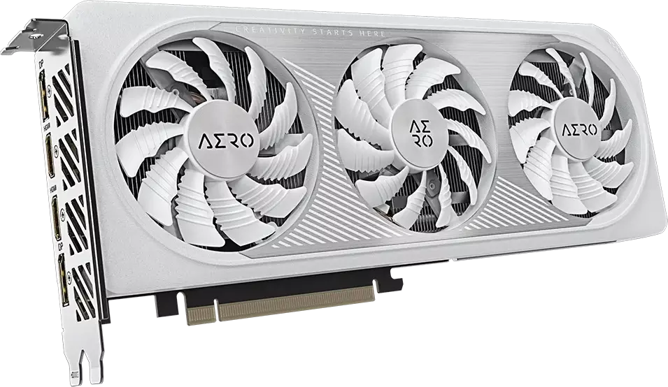 美品・白PC向け GeForce RTX 4060 Ti AERO OC 8G Gigabyte GeForce RTX 4060 Aero OC 8G: beste prijzen, echte reviews