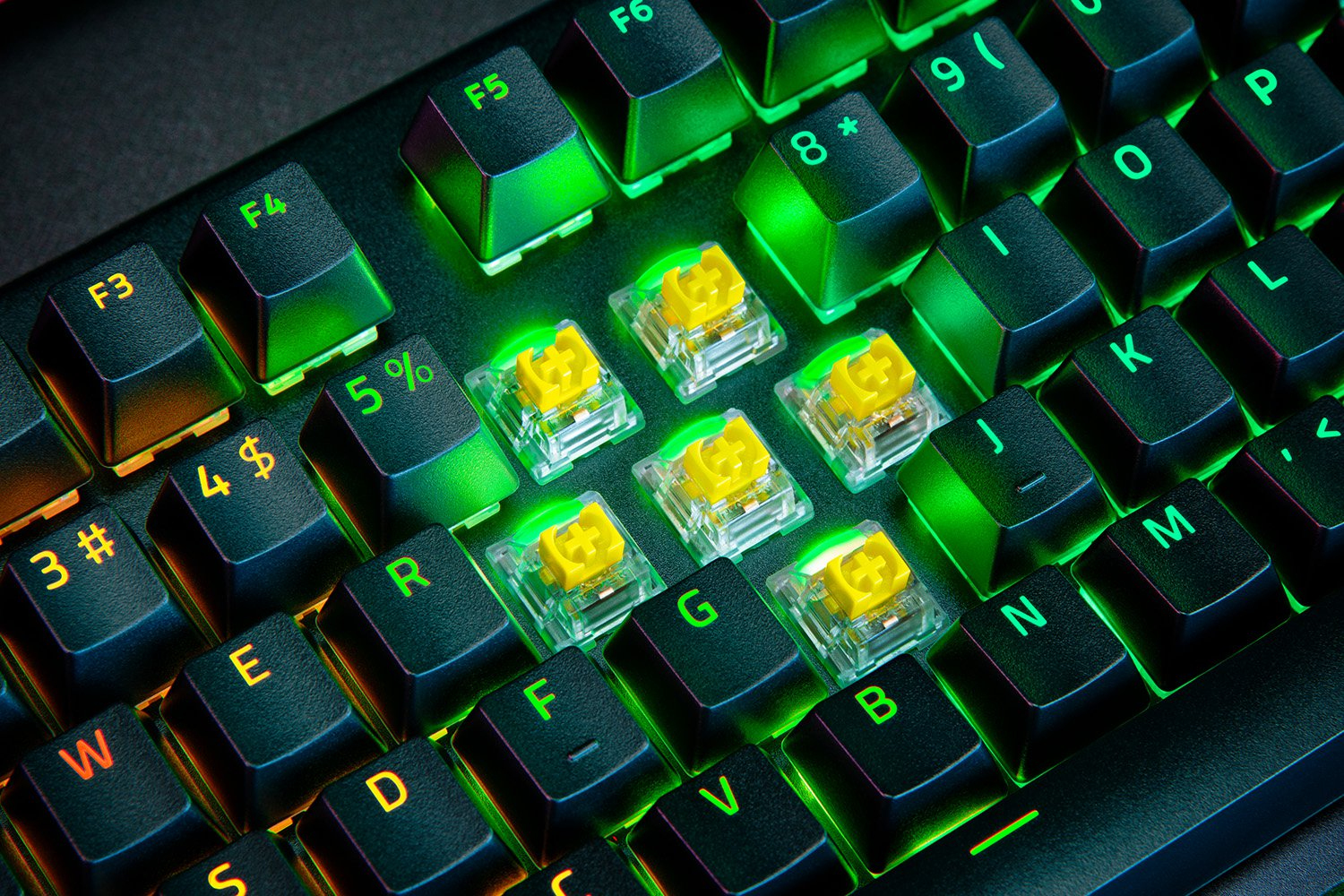 キーボード Razer BlackWidow V4 X us Yellow Switch Razer BlackWidow V4 Pro, Razer Yellow, Qwerty US: beste prijzen