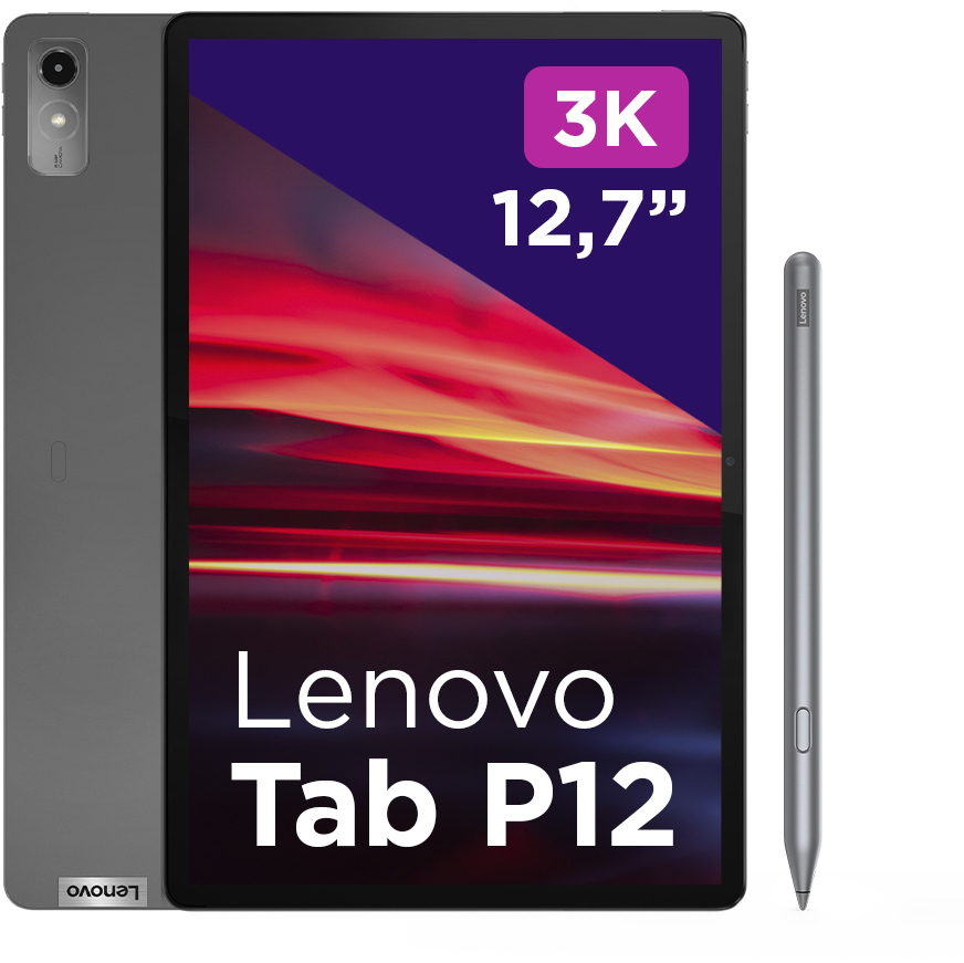 Lenovo Tab P12 (ZACH0112SE) Grijs: beste prijs - Tweakers