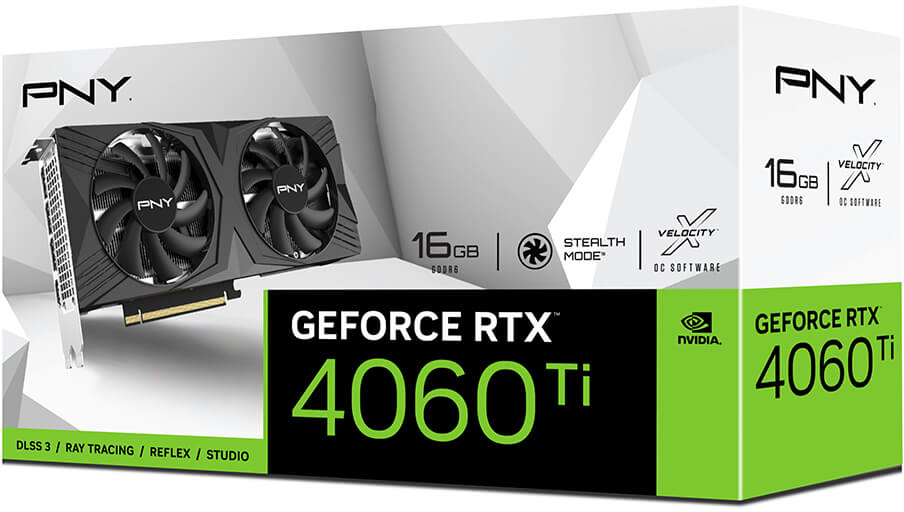 PNY GeForce RTX 4060 Ti 16GB Verto Dual Fan: beste prijs - Tweakers