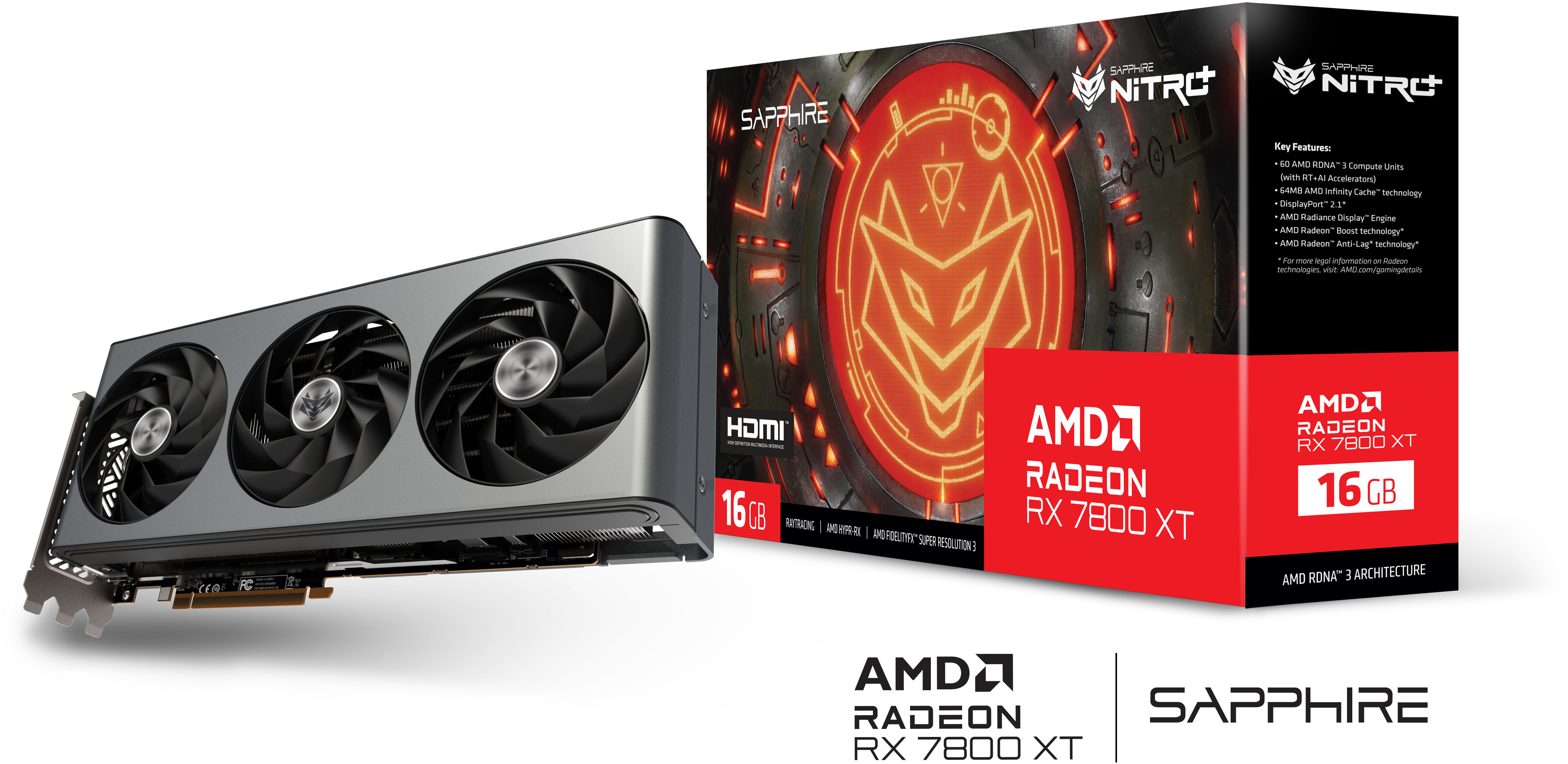 Sapphire Nitro+ AMD Radeon RX 7800 XT 16GB: beste prijs - Tweakers