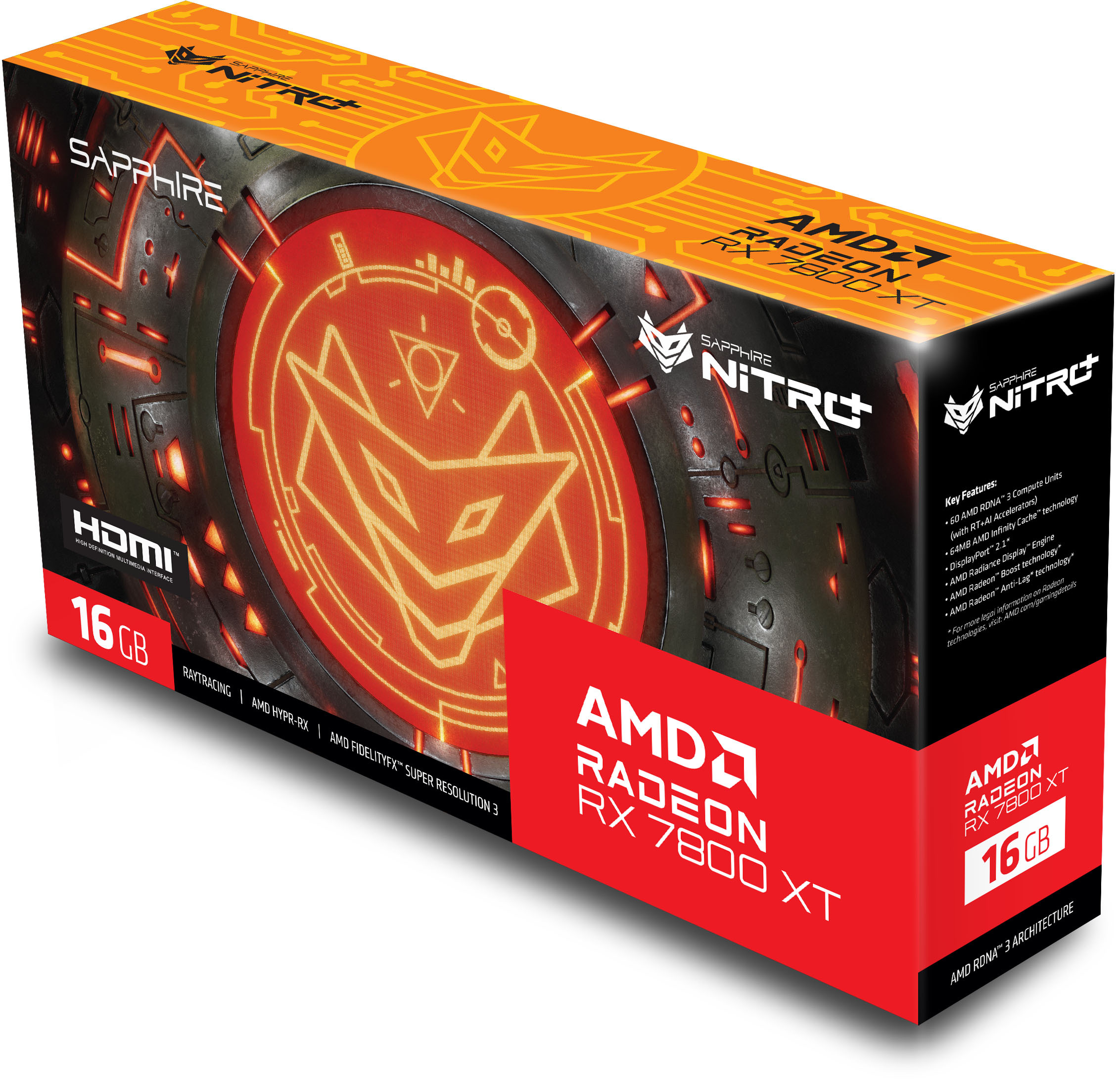 Sapphire Nitro+ AMD Radeon RX 7800 XT 16GB: beste prijs