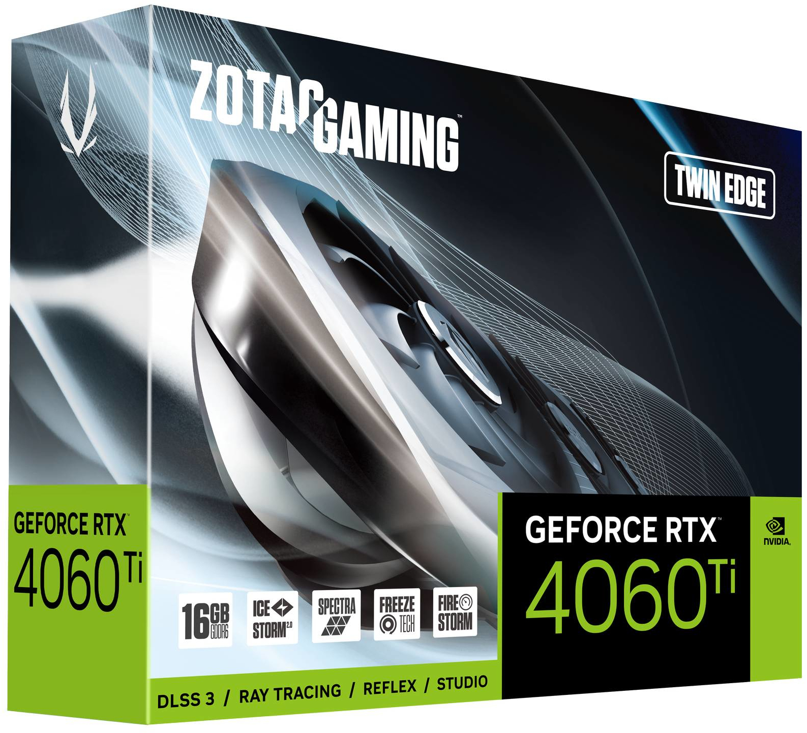 ZOTAC RTX 4060 Ti 8GB Twin Edge です！ ZOTAC GAMING GeForce RTX 4060 Ti 8GB Twin Edge | ZOTAC