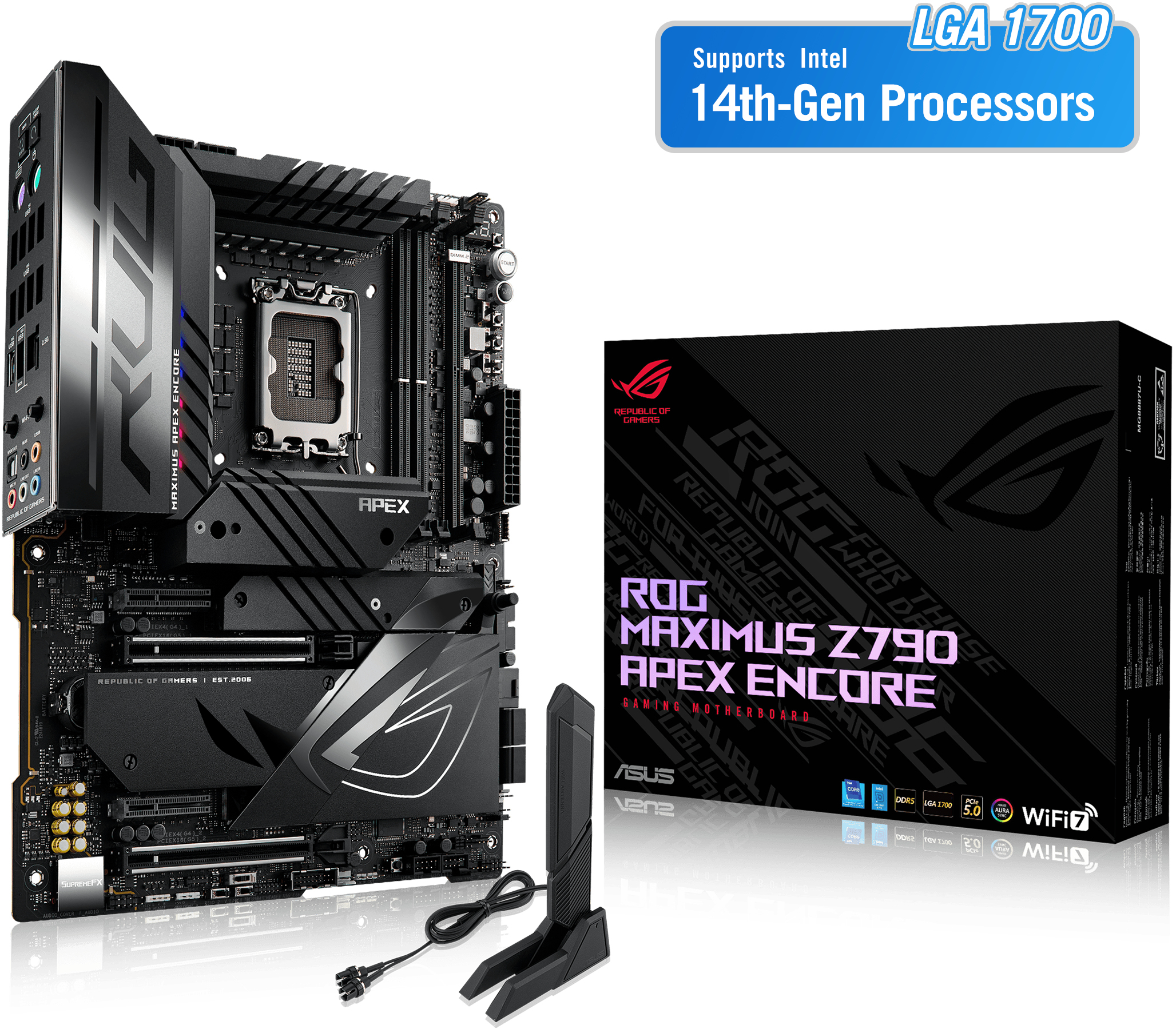 ASUS ROG MAXIMUS Z790 APEX ENCORE: beste prijs - Tweakers