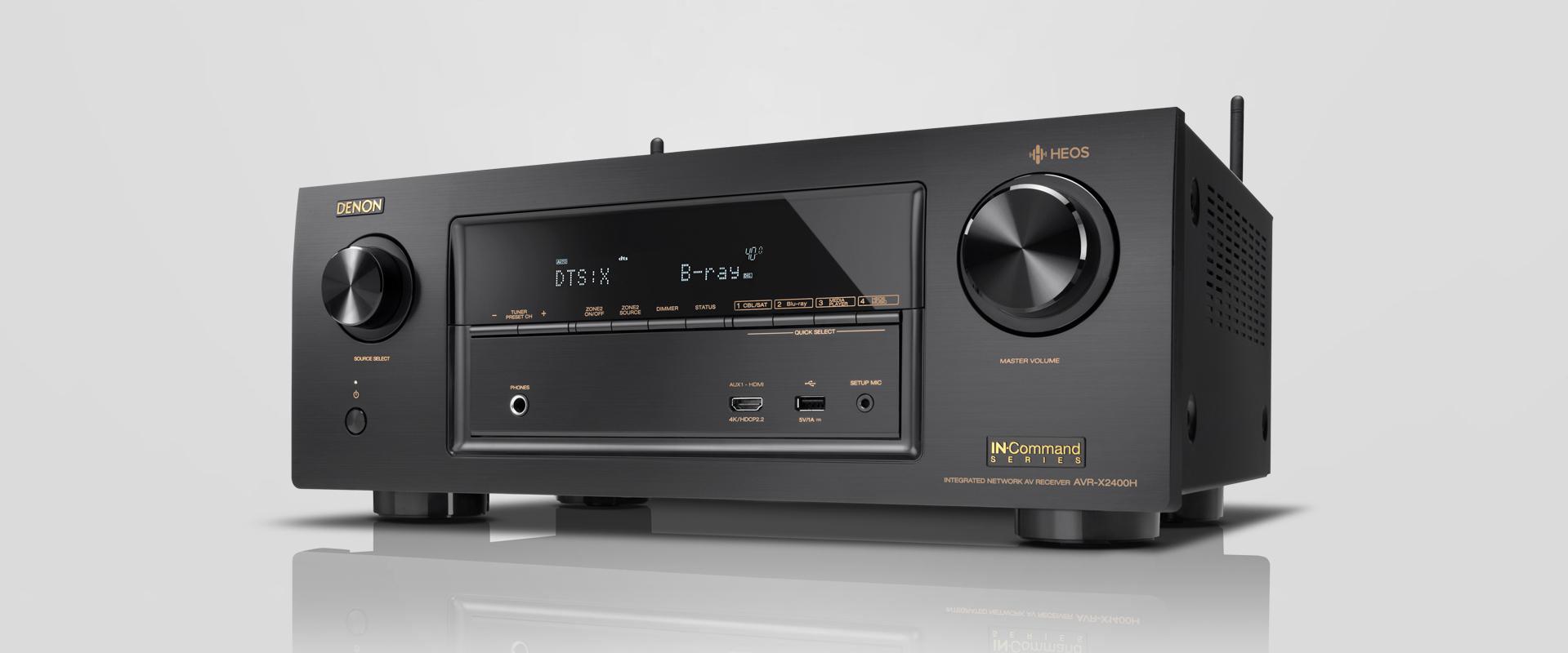 ONE☆COURAGE 　DENON AVR-X2400HK Review: Denon AVR-X2400H - met multiroomfunctie HEOS | FWD