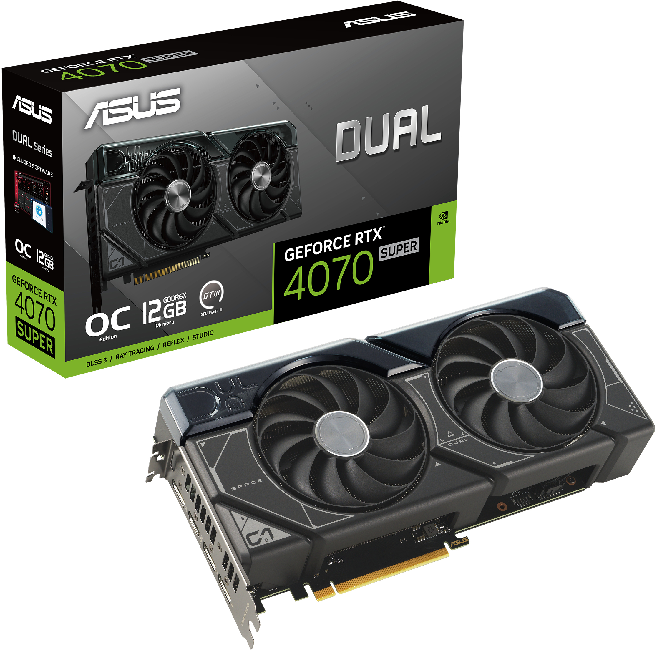 ASUS Dual GeForce RTX 4070 SUPER OC Edition 12GB GDDR6X: beste
