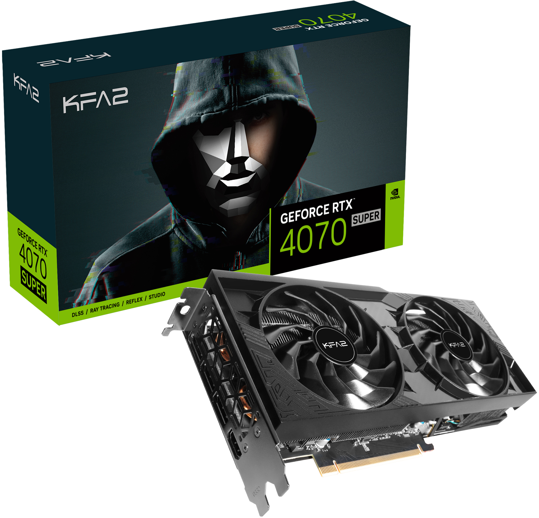 KFA2 GeForce RTX 4070 Super 1-Click OC 2X (retail): beste prijzen